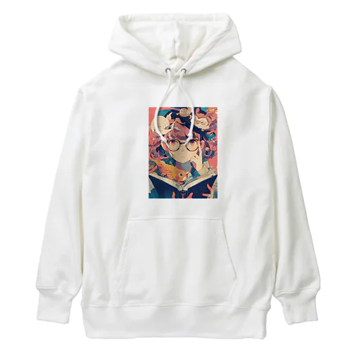 少女と読書週間　なでしこ1478 Heavyweight Hoodie