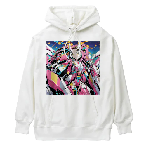 絢爛武装♪美麗ガールアーマーマージ♪ Heavyweight Hoodie