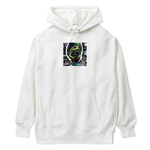 高度な技術を駆使するカエル Heavyweight Hoodie