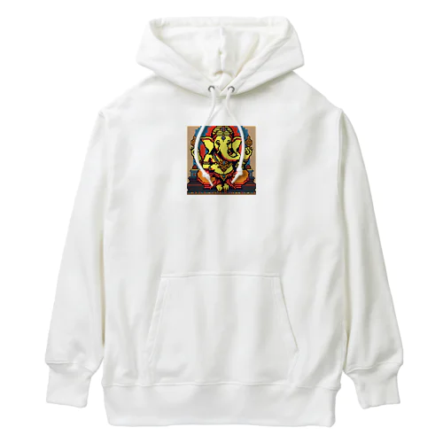 学習と成長を重視するガネーシャ Heavyweight Hoodie