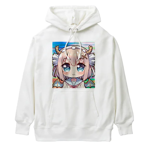 帝弼のドラゴンの女の子 ２ Heavyweight Hoodie