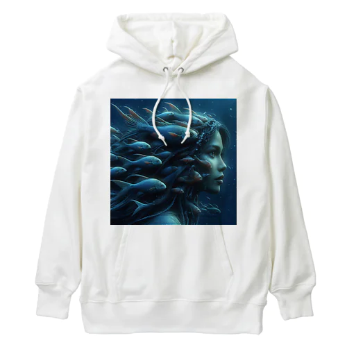 魚群の女王 Heavyweight Hoodie