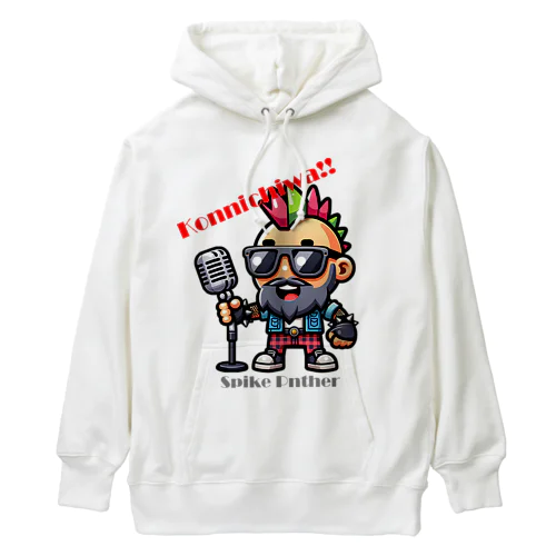 中年のパンクロッカー Heavyweight Hoodie