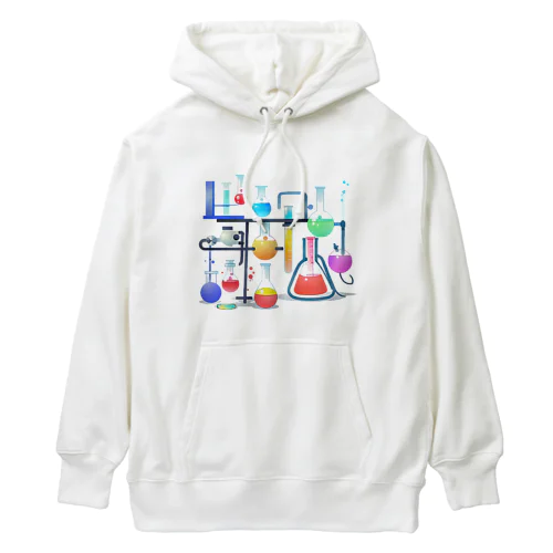 カラフルなサイエンス Heavyweight Hoodie