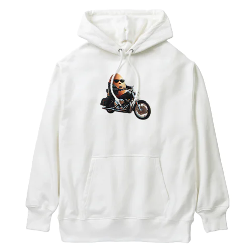 バイカーエッグ Heavyweight Hoodie