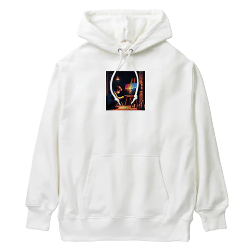 画家を志す Heavyweight Hoodie