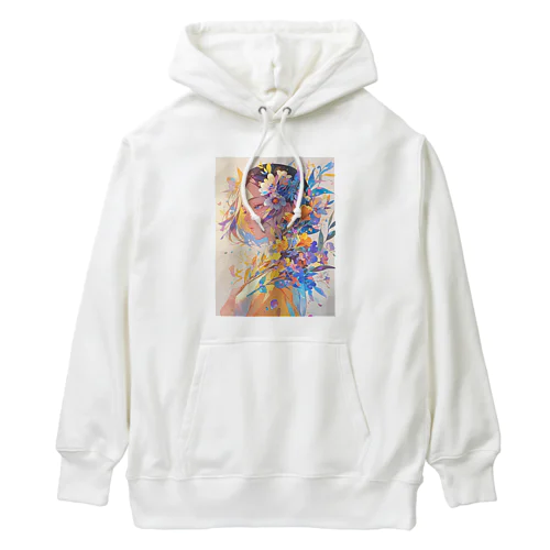 花に囲まれて　BLUE PLUM  691 Heavyweight Hoodie