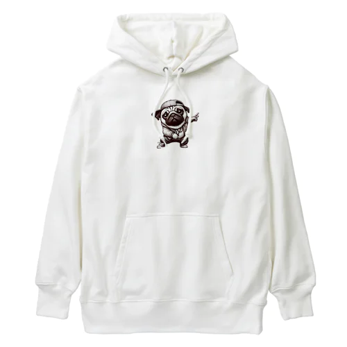 ヒップホップ パグ Heavyweight Hoodie