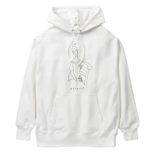 名画 × スイーツ（モディリアーニ） Heavyweight Hoodie