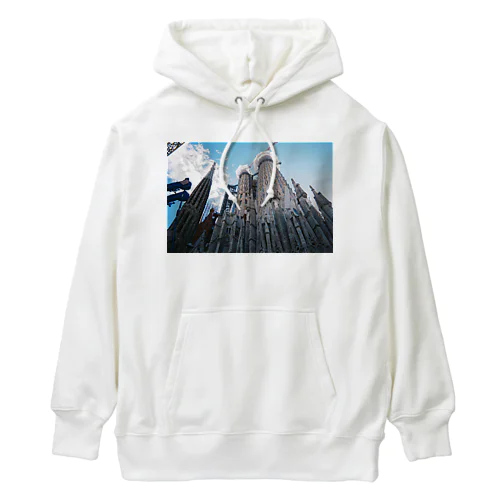 Barcelona landscape4 Heavyweight Hoodie