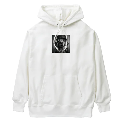 キャップ犬11 Heavyweight Hoodie