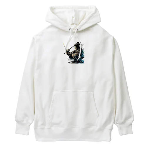 日本人なら侍好きよね Heavyweight Hoodie