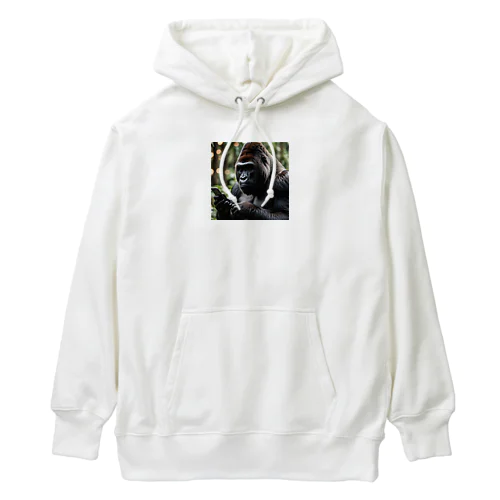 現代人すぎるゴリラ Heavyweight Hoodie