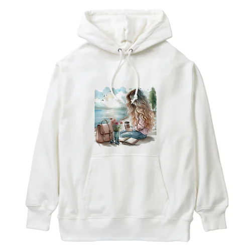 Coffee Break  Heavyweight Hoodie