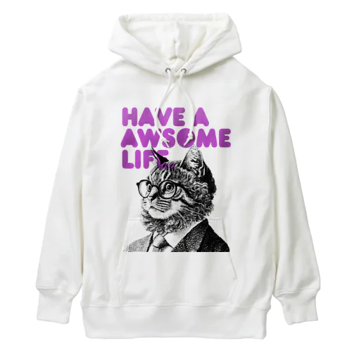 猫先輩 Heavyweight Hoodie