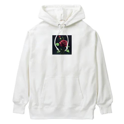 一輪のバラ Heavyweight Hoodie