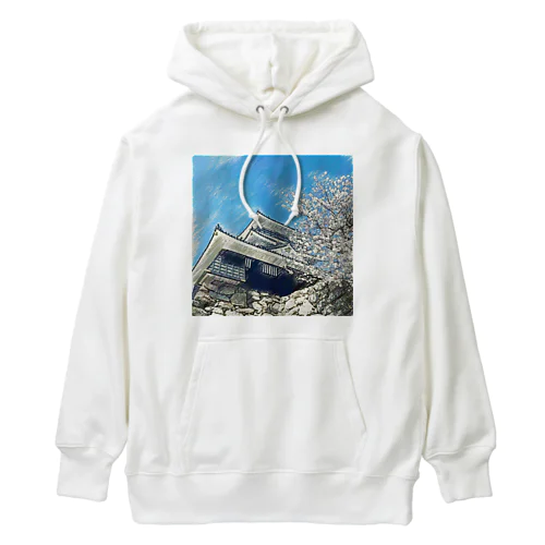 【浜松城】フォトアート Heavyweight Hoodie