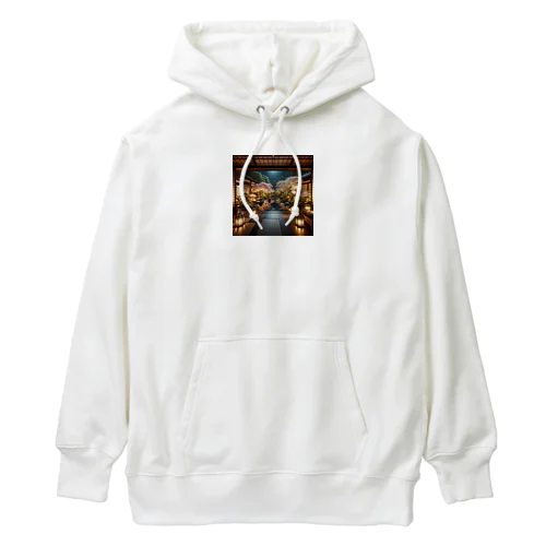 広大な日本庭園 Heavyweight Hoodie