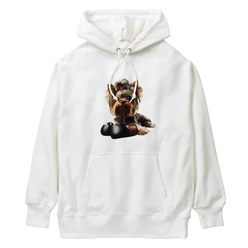 ヨークシャーテリア　ドックパークボクシング Heavyweight Hoodie