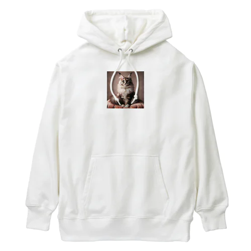 猫とパール Heavyweight Hoodie