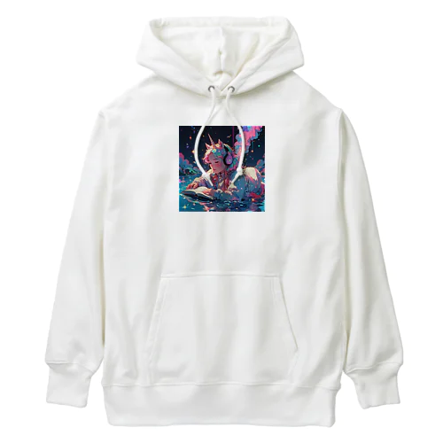 ユニコーンガール Heavyweight Hoodie