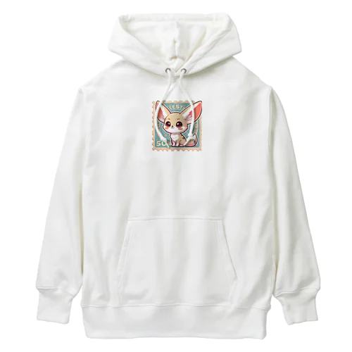 耳長が可愛いフェネックちゃん Heavyweight Hoodie