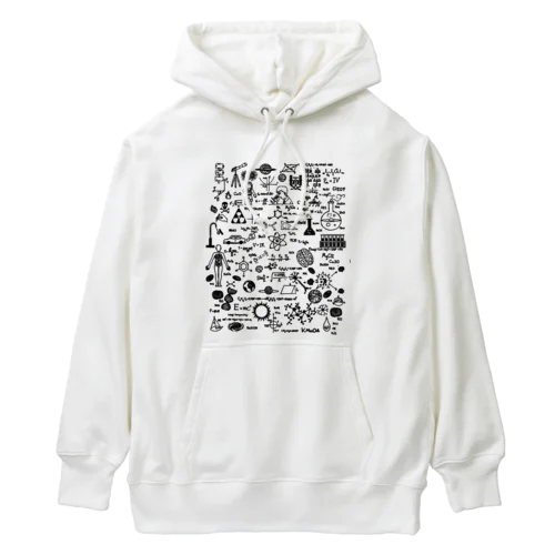 私は物理科学が大好きです数学グラフ数式方程式オタクオタク賢い学生教師 Heavyweight Hoodie