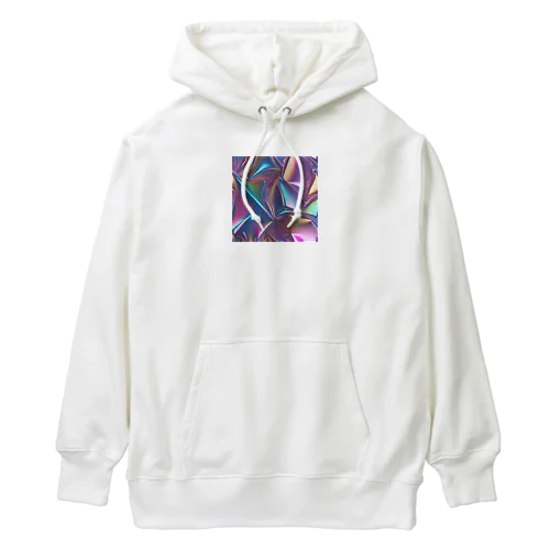 メタリックカラーのホログラフィック背景A Heavyweight Hoodie