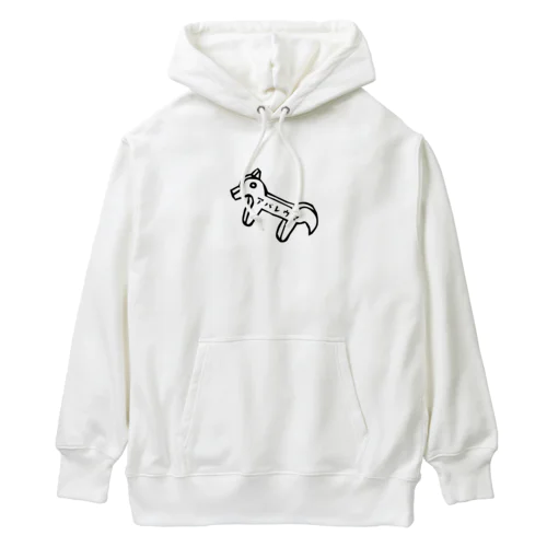 アバレウマ クロ Heavyweight Hoodie