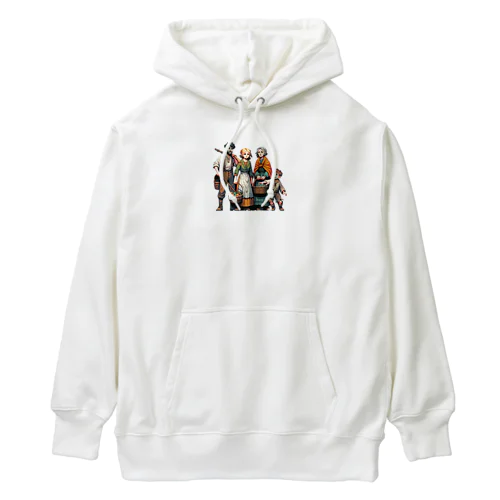 村人（pixel art） Heavyweight Hoodie