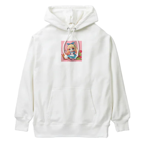 不思議の国のアリス少女 Heavyweight Hoodie