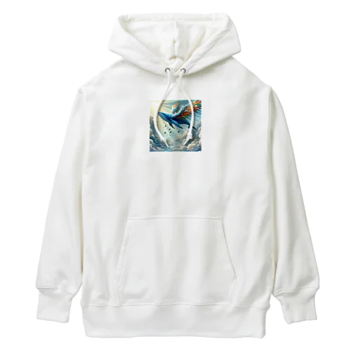 空飛ぶくじら Heavyweight Hoodie