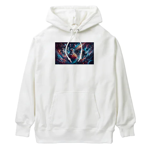 宇宙猫飛行士2 Heavyweight Hoodie