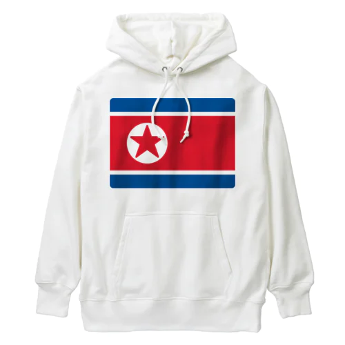 北朝鮮の国旗 Heavyweight Hoodie