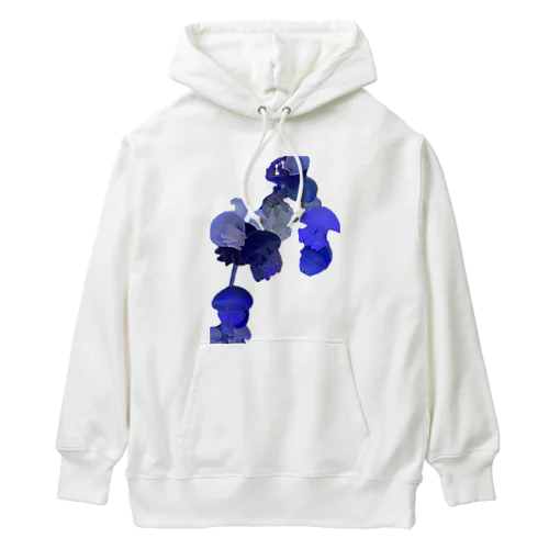 色とりどりのクラゲ Heavyweight Hoodie