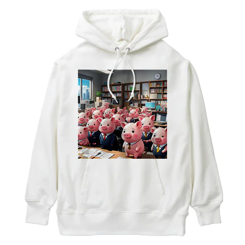 会社のらいんあっぷをするみにぶた管理製品 Heavyweight Hoodie