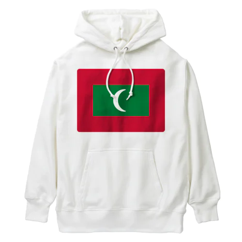 モルディブの国旗 Heavyweight Hoodie