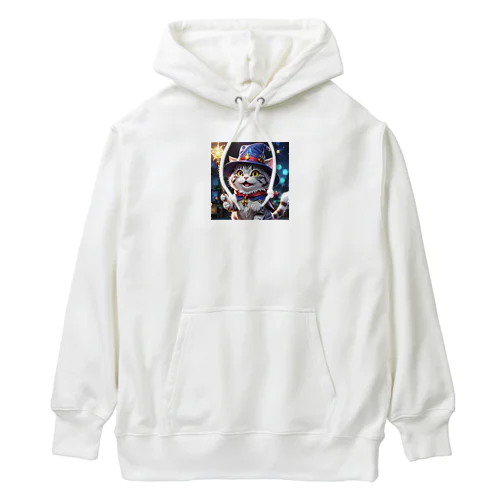 魔法使いの六本足の猫 Heavyweight Hoodie