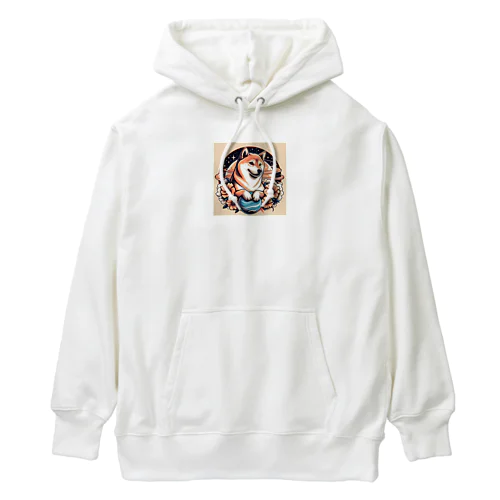 全世界人気の柴犬 Heavyweight Hoodie