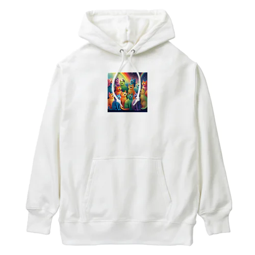 グラデにゃん🌈 Heavyweight Hoodie