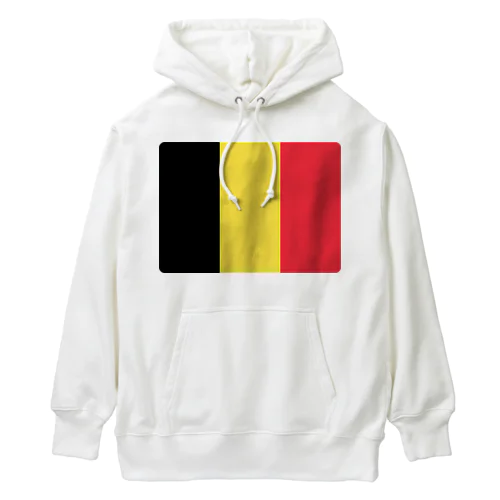 ベルギーの国旗 ヘビーウェイトパーカー