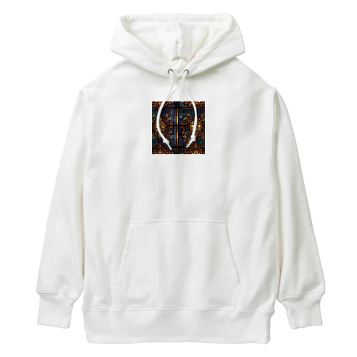 バロック調エレガンスステンドグラス Heavyweight Hoodie