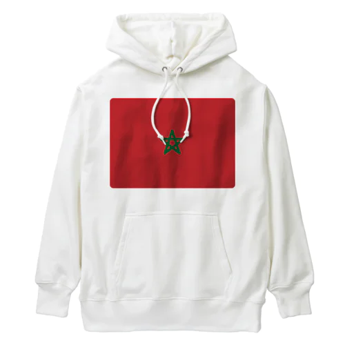 モロッコの国旗 Heavyweight Hoodie