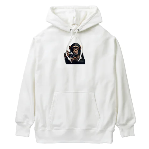 カメラ好きのチンパンジー2 Heavyweight Hoodie