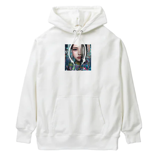 AI美女 Heavyweight Hoodie