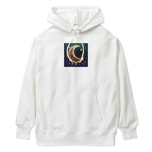 キラキラ輝くお月様 Heavyweight Hoodie