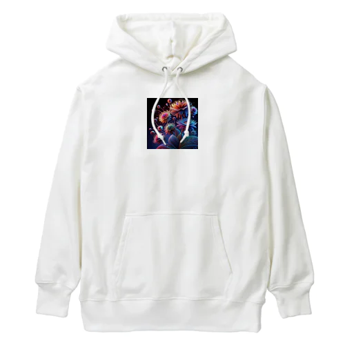 幻想的な花 3 Heavyweight Hoodie