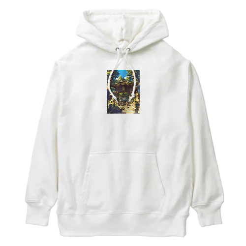 荘厳な門　なでしこ1478 Heavyweight Hoodie