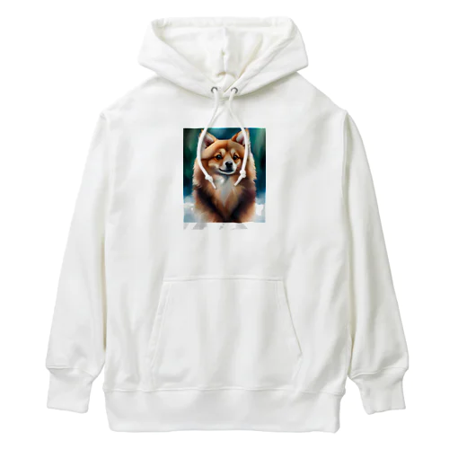 ポメラニアンのポーくん Heavyweight Hoodie