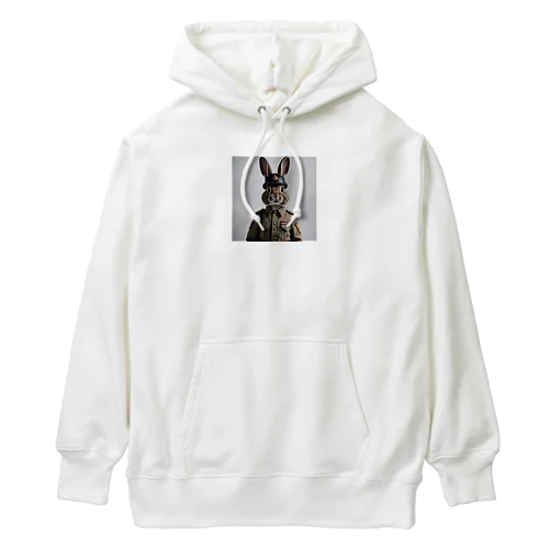 軍人ウサギ#6 Heavyweight Hoodie